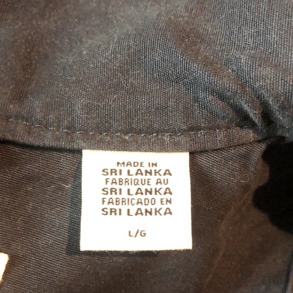 Levi’s women’s black canvas multi pocket jacket snaps and zipper closure L - Picture 9 of 11